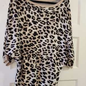 Cheetah print sweater
